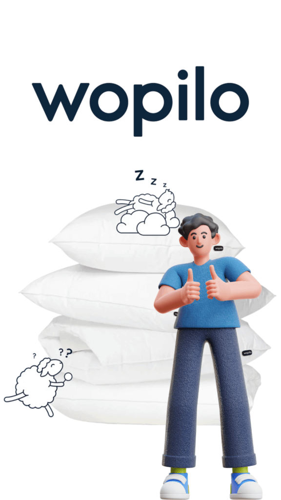 wopilo sommeil literie coussin oreiller